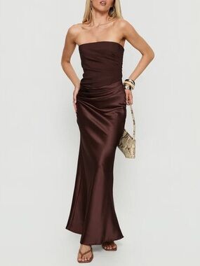 princess polly celena maxi dress burgundy burnout Celena Maxi Dress Navy Burnout